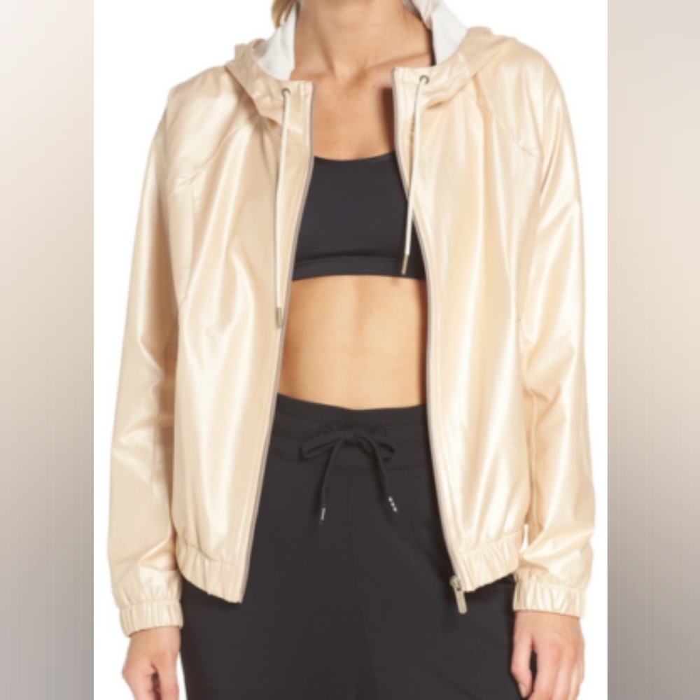 Zella – Style Game Shine Hooded Jacket, size XXS